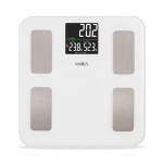 AMILA Fitbody 5 Smart Ζυγαριά με Λιπομετρητή & Bluetooth σε Λευκό χρώμα